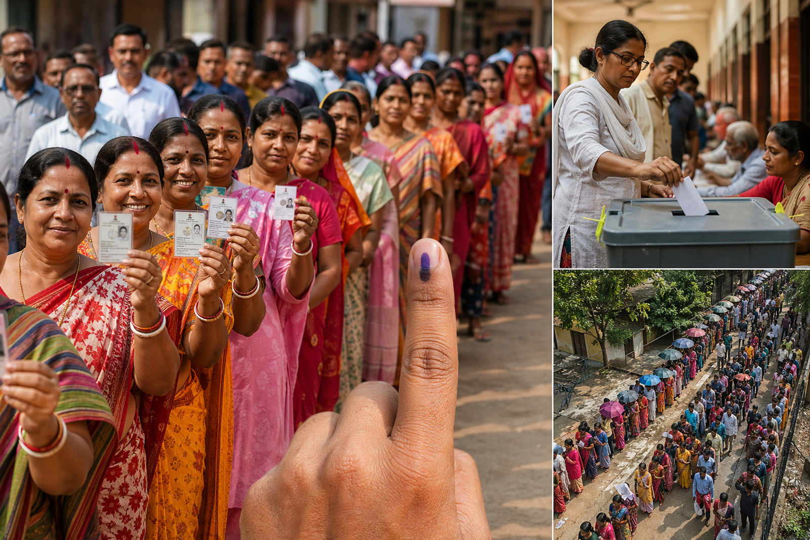 Record-Breaking Turnout Marks Phase 1 of West Bengal Elections 2026, Over 92% Voters Cast Ballots
